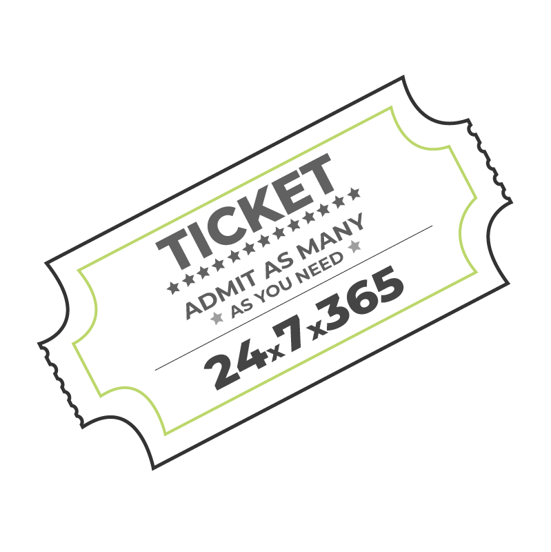 ticket stub icon