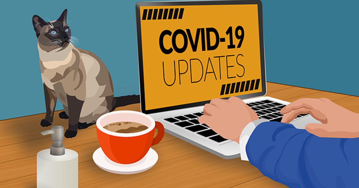 COVID-19 Work from Home Quarantine Image by thedarknut from Pixabay