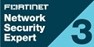 fortinet network security expert level 3 certification