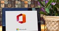 Microsoft 365 logo on tablet