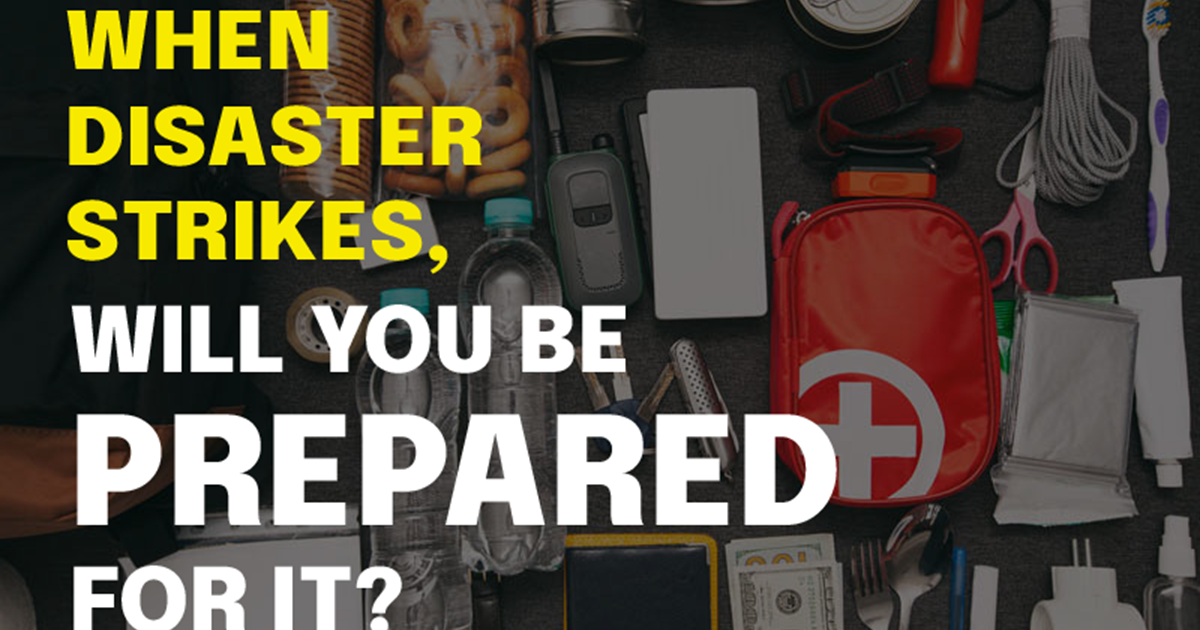 emergency kit for survival during a natural disaster